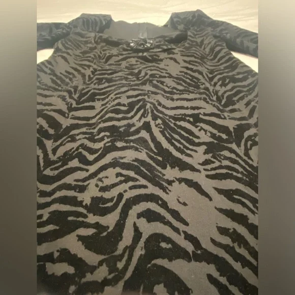 Dundas X Revolve Ramon mini dress black tiger size large - Picture 3 of 6